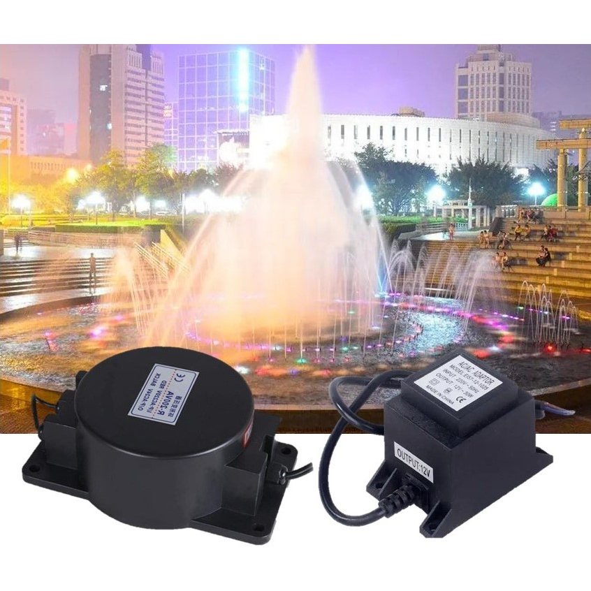 Wahome Underwater Light Transformer 12V IP68 Waterproof for Swimming