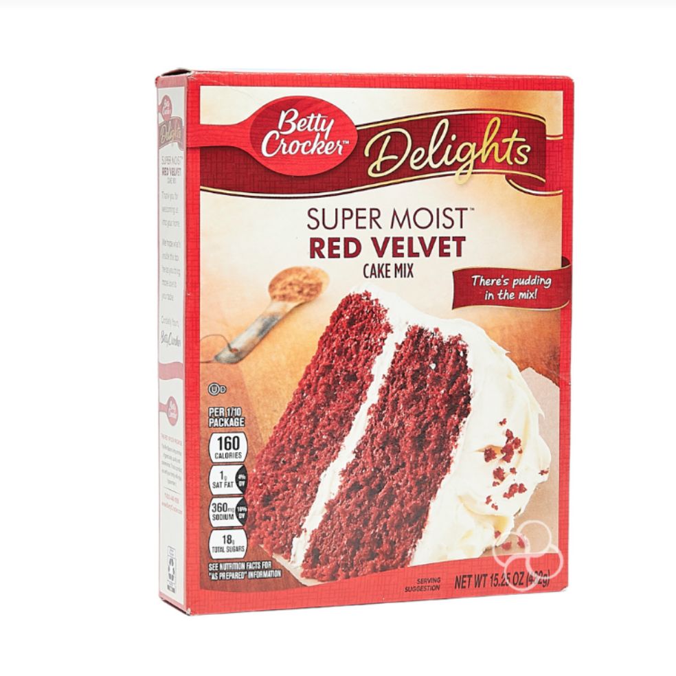 Betty Crocker Super Moist Red Velvet Cake Mix 15.25oz Lazada PH