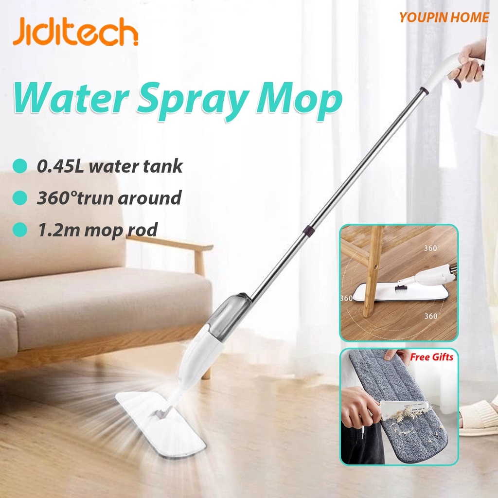 【Sumifun】Water Spray MopSpray Mop withPadDegree RotatingFlat Mop mops ...