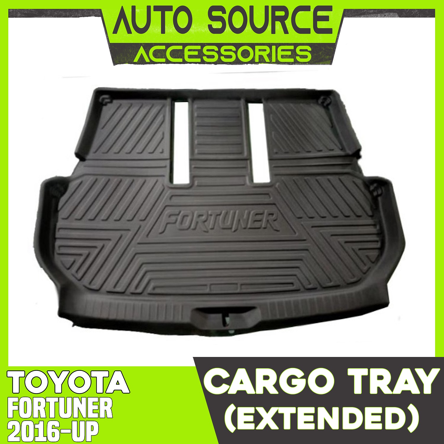 Toyota Fortuner 2016-UP Trunk Tray / Cargo Tray (extended) 2016 2017 ...