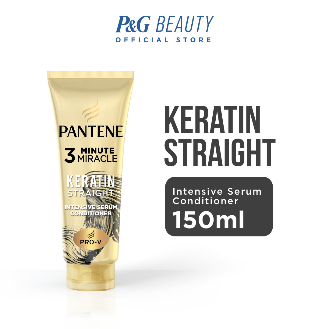 Pantene Keratin Straight ProV 3Minute Miracle Conditioner [Keratin