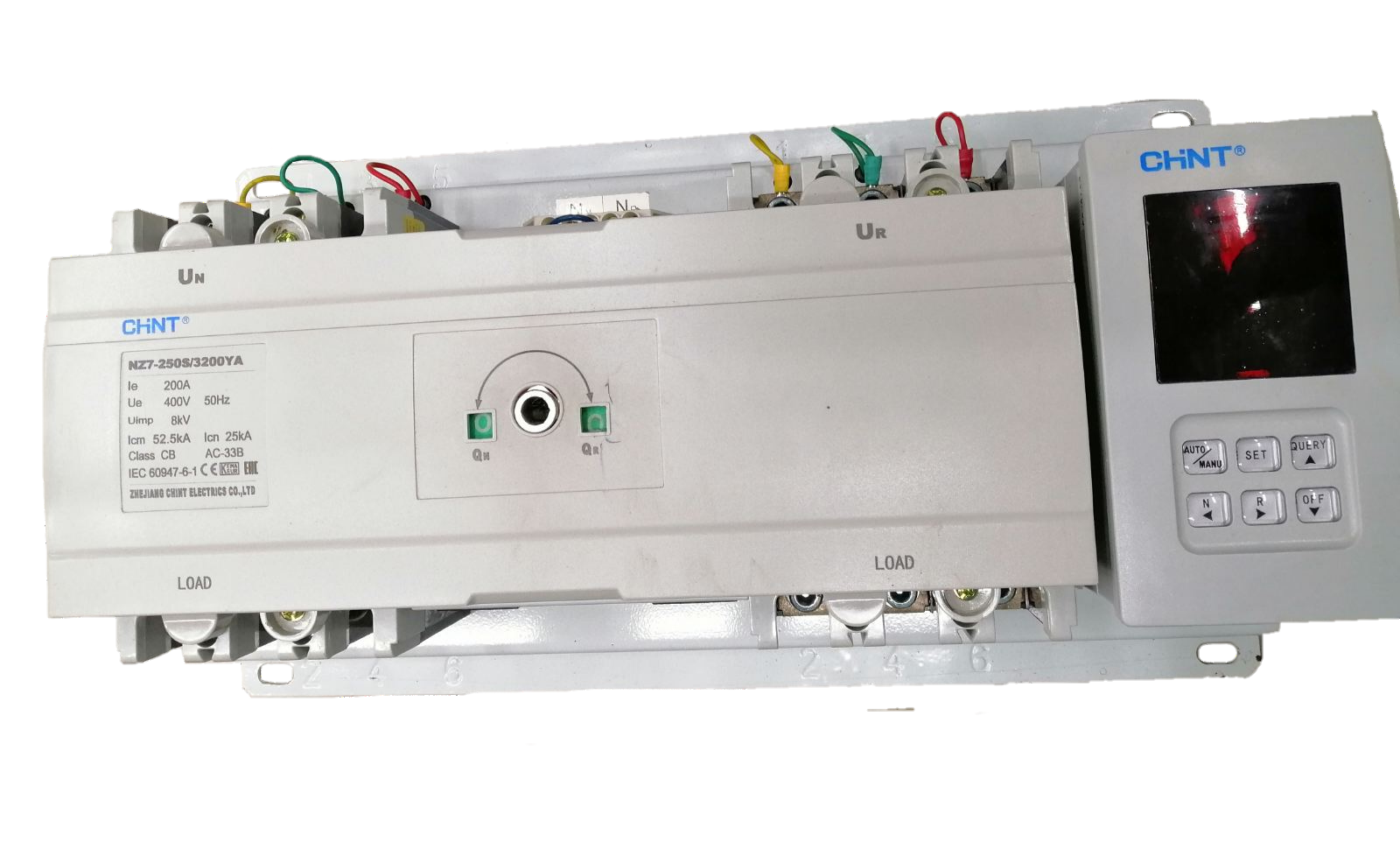 ATS 200A 3Phase 220V, Automatic Transfer Switch 200A 3Phase 3 Pole 25KA ...