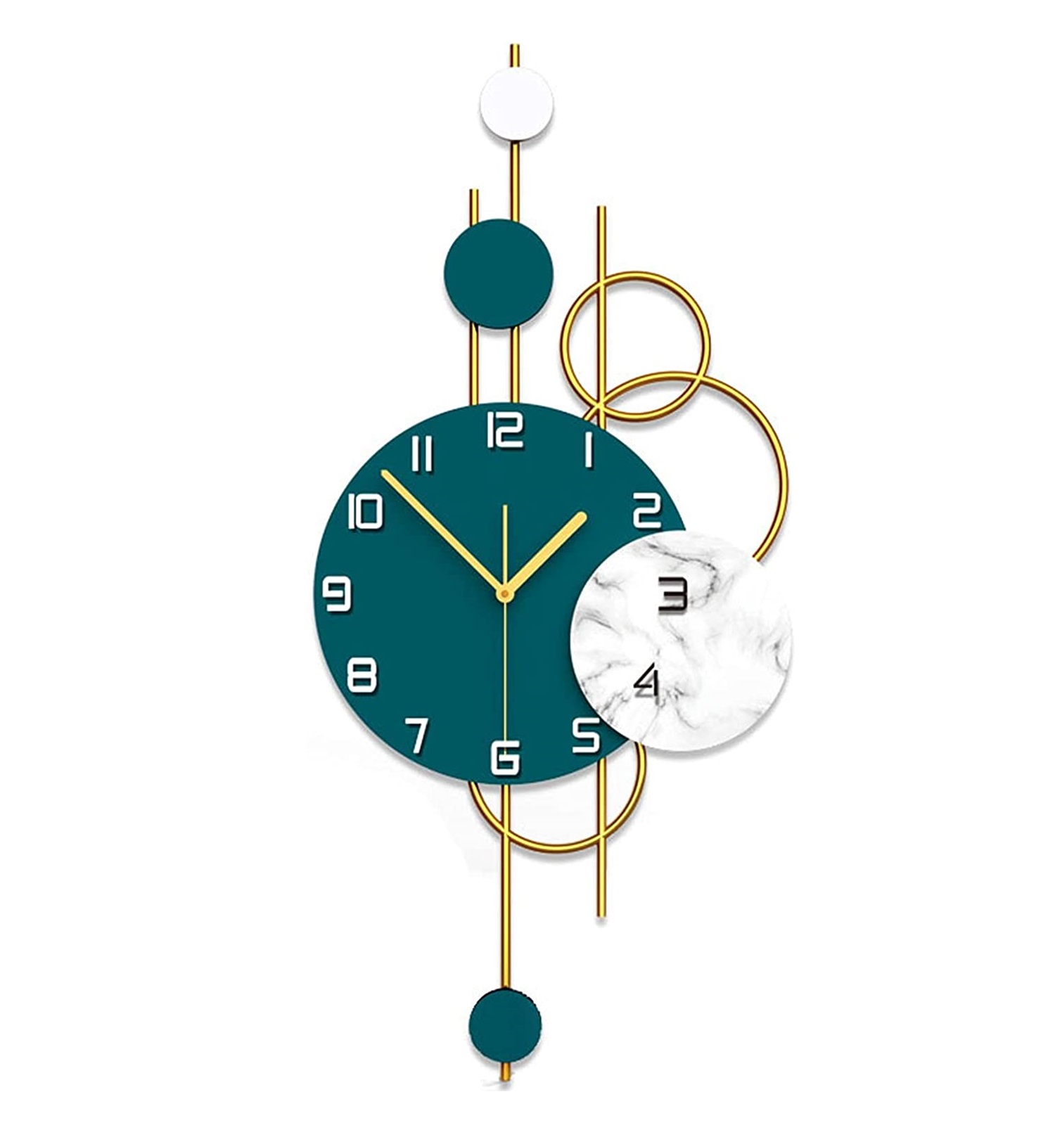 【Soft Lip Shop】 European Style Nordic Wall Clock Light Luxury Wall