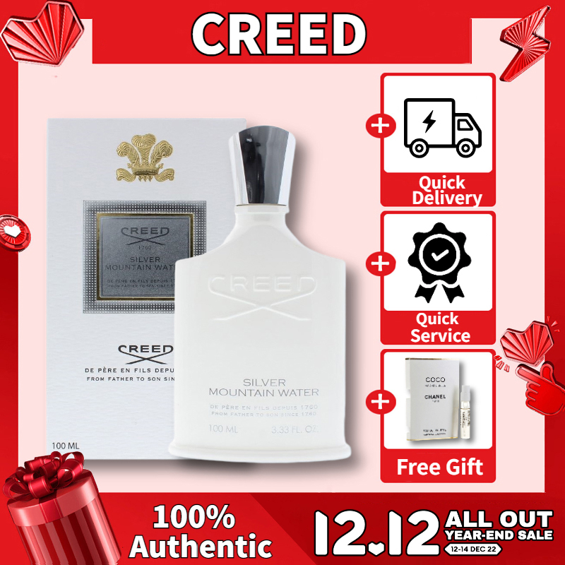 【100 Genuine】Creed Silver Mountain Wate for Men 100ml Creed Perfume