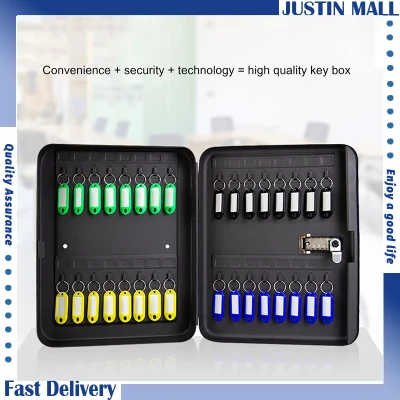 Key Safe Box Security Office Combination Lock Storage Cabinet Metal Car Password Resettable Code Wall Mounted Organizer Lockable