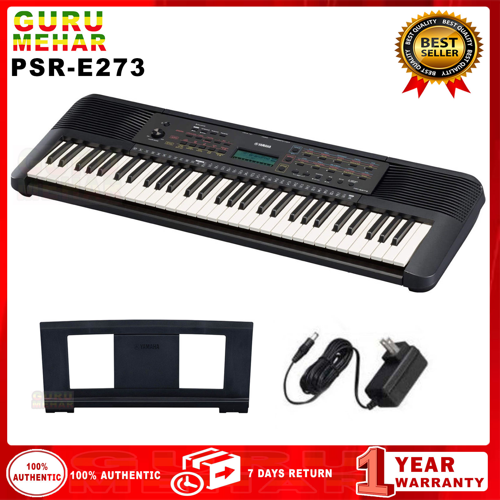 Yamaha PSR273 Keys Keyboard With Original Yamaha Power Supply PIANO (1 Year Warranty ) Lazada PH