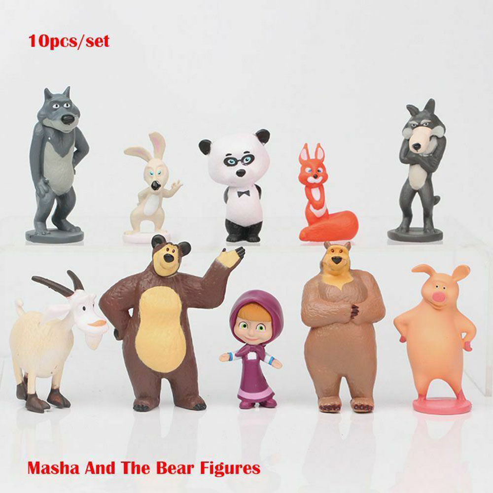 Masha and the Bear Masha Doll 12cm and Bear 25cm Nylon/A