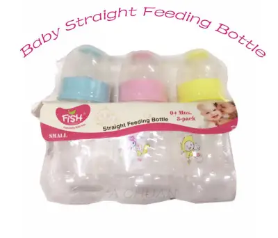 Baby Straight Feeding Bottle Combination (SMALL)