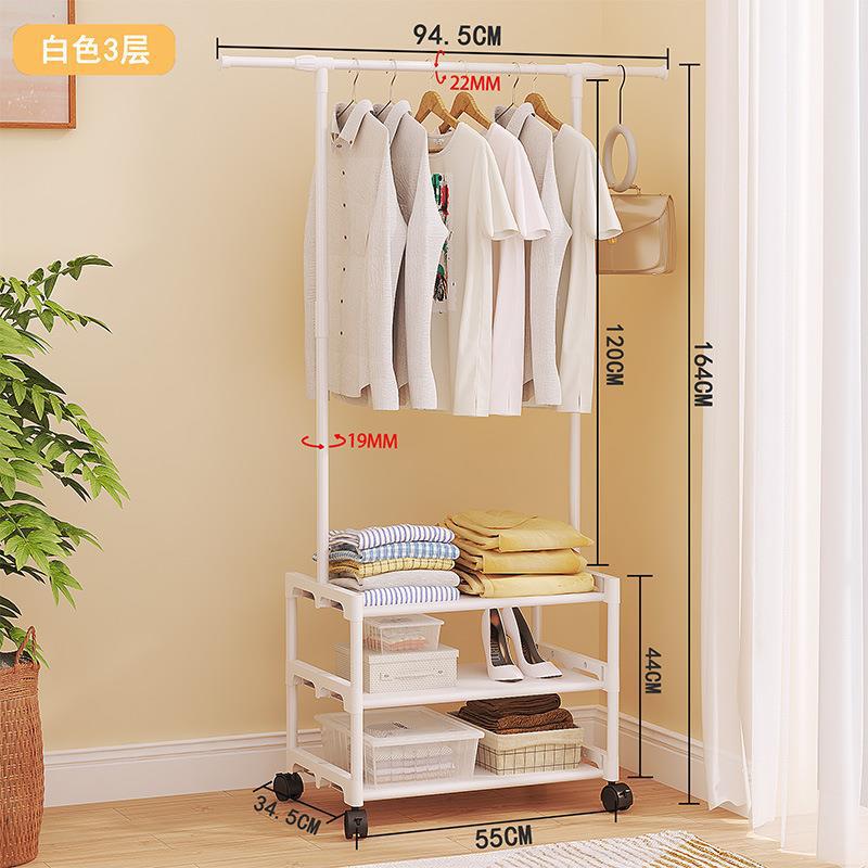 2/3 Layer Multifunctional Shoe Hat Clothes Rack Organizer Simple Floor