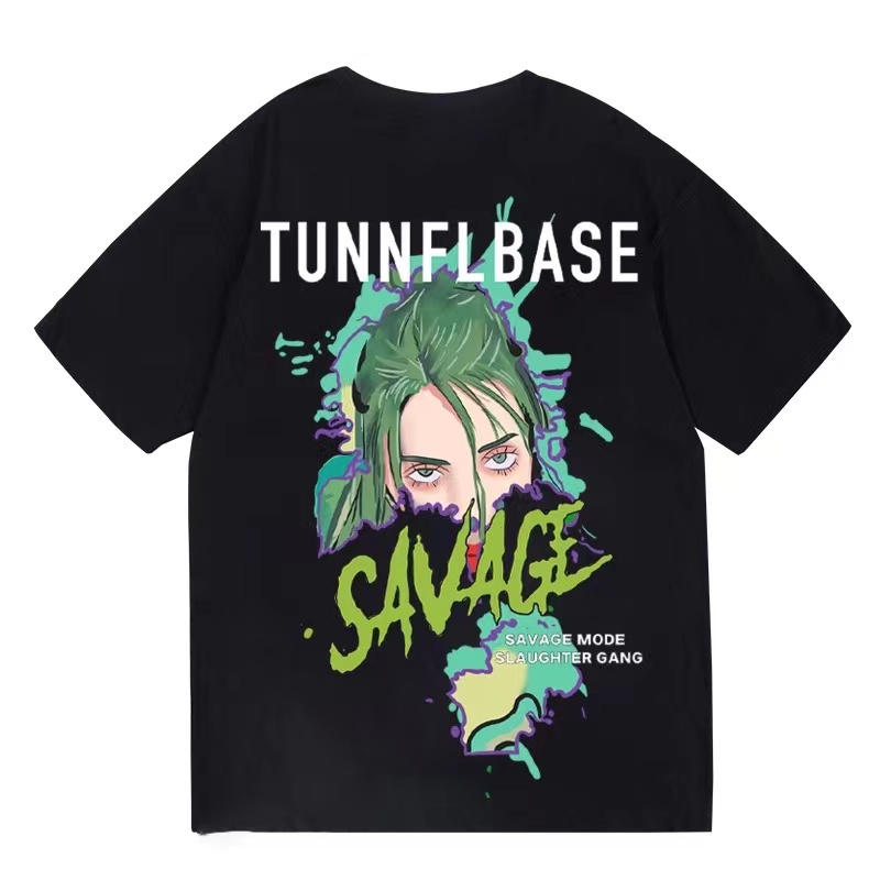 CMGE Oversized T Shirt for Men Korean Top Trendy Tops Tshirt for