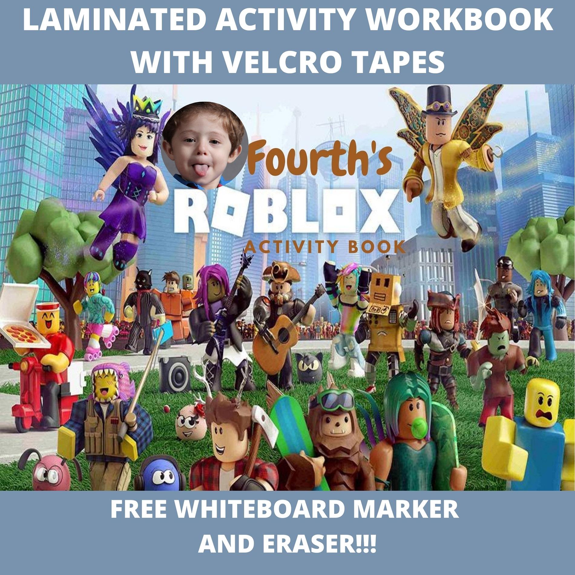 Roblox Laminated Activity Workbook With Velcro Tapes Lazada Ph - roblox activity book