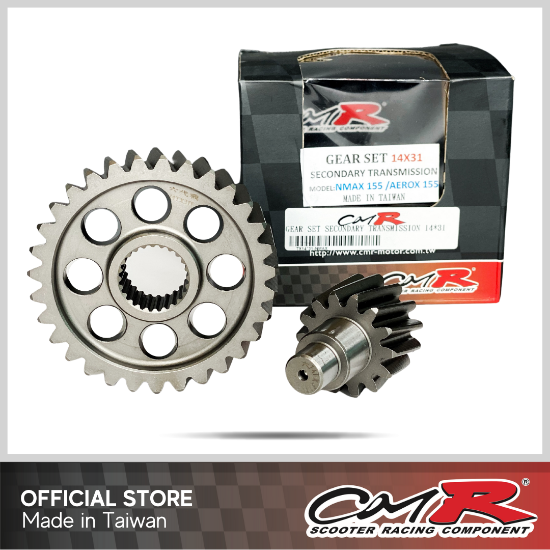 CMR Gear Set Secondary for Yamaha NMAX and Aerox (Made in Taiwan