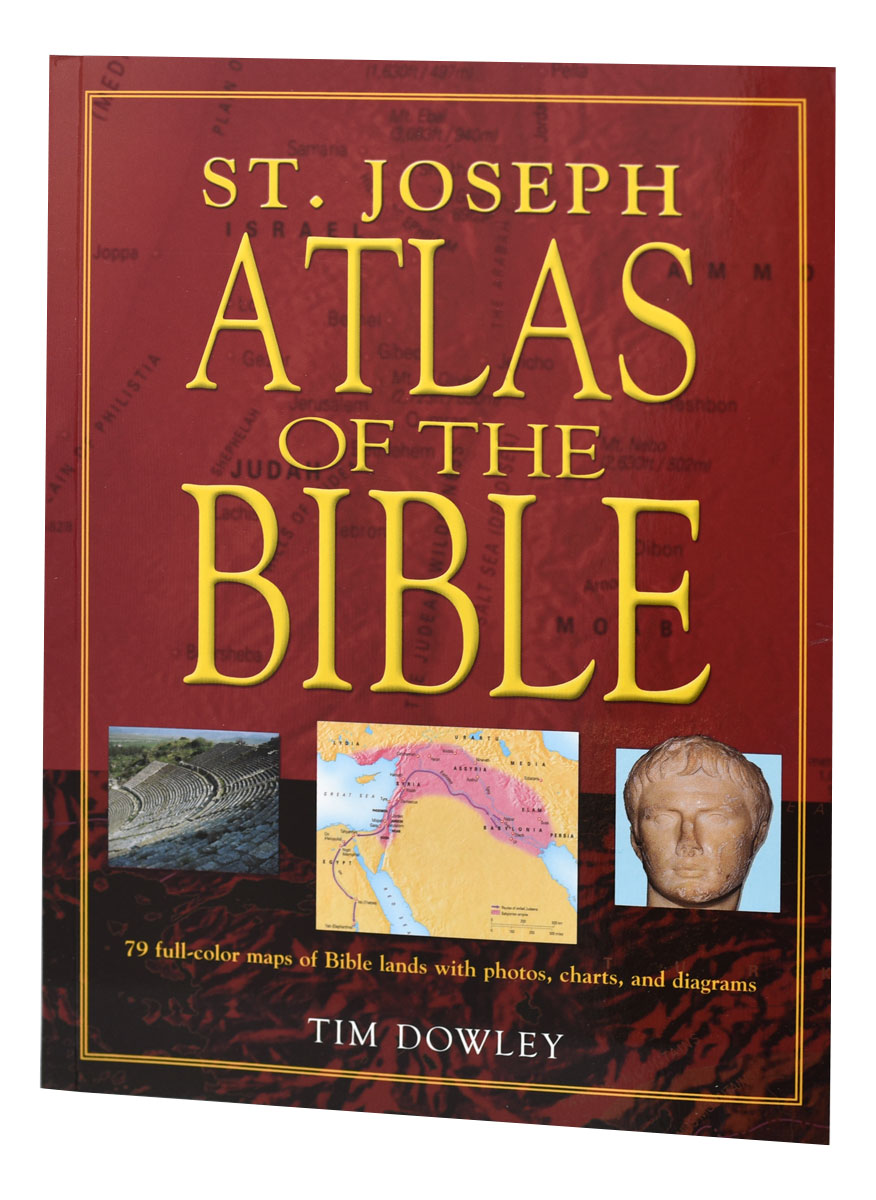 St. Joseph Atlas Of The Bible 79 FullColor Maps Of Bible Lands With