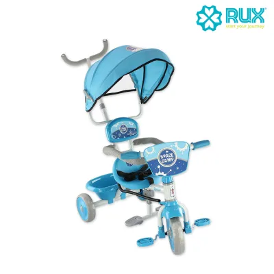 RUX 2-in-1 Push Stroller Trike, Tricycle, Bike, Bicycle | Tricycle Bike | Toddler Bike | Stroller for Kids | Kids Tricycle for Boys | Toys for Kids | Toys for Boys | Bike for 2 to 5 years | Toys for 2 to 5 years