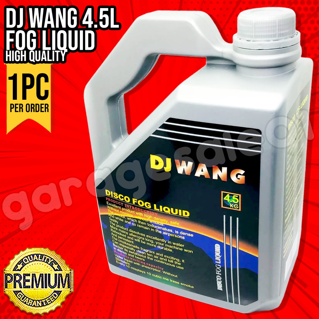 Fog Liquid Fog Machine 4.5L Fog Juice High Quality Dj Wang Fog Liquid
