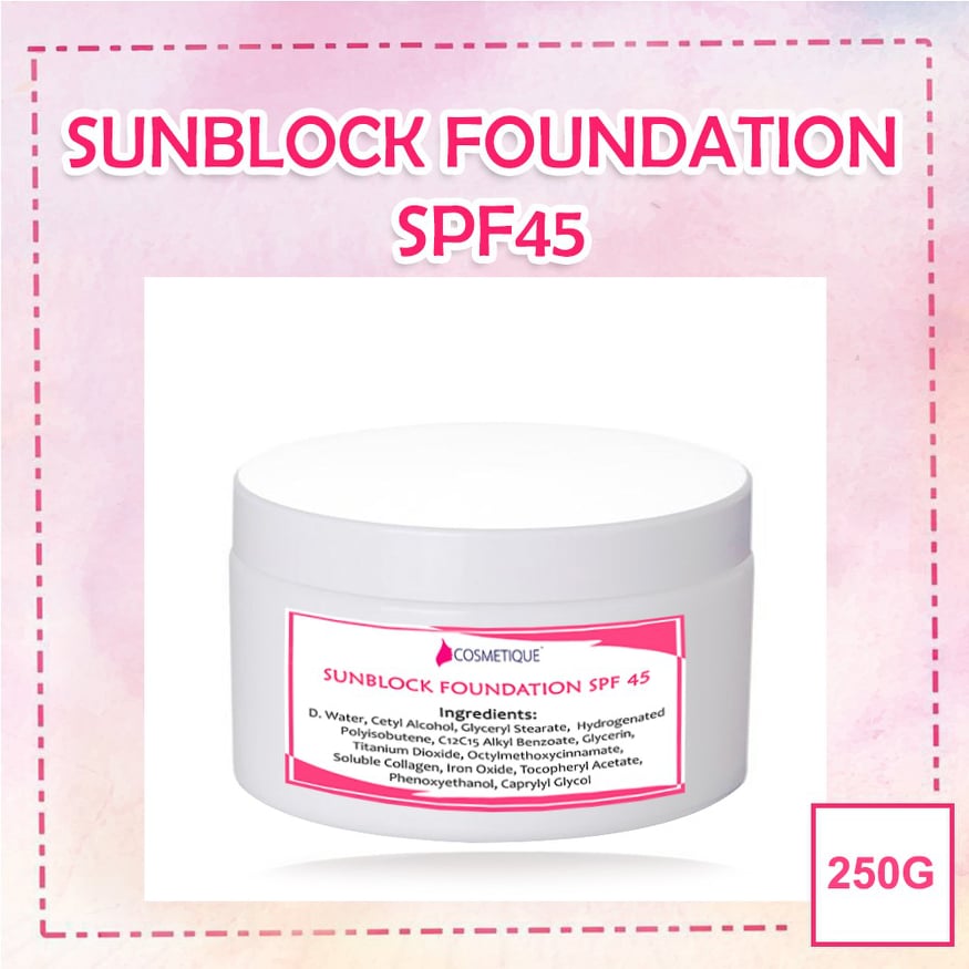 Sunblock Foundation SPF 45 250g | Lazada PH