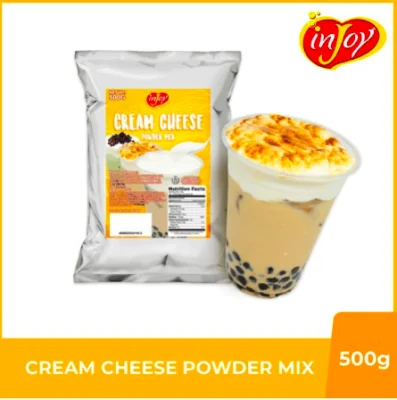 inJoy Cream Cheese 500gm | Cream Cheese Topping for Milk Tea, Beverages