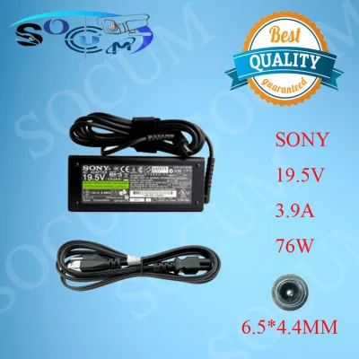 Sony Vaio Laptop Charger 19.5V 3.9A 6.5mm * 4.4mm Sony VAIO SVE14125CXB,VGP-AC19V38