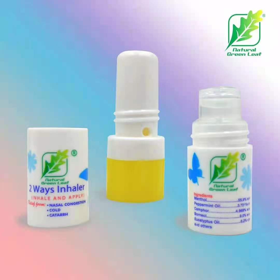 Natural Green Leaf 2 Ways Inhaler (Assorted color) | Lazada PH