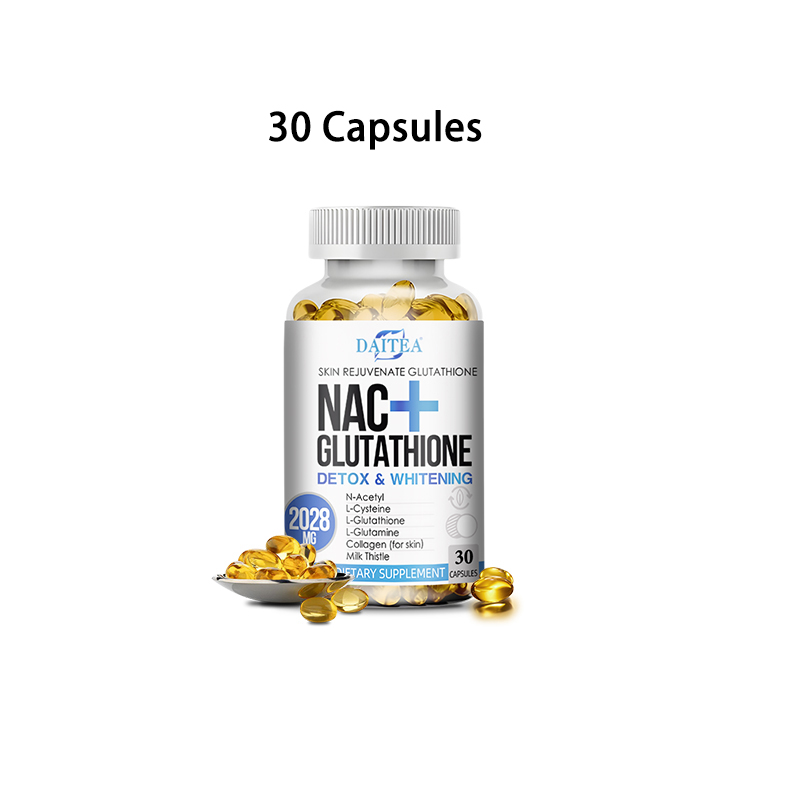 Daitea NAC+ Glutathione Supplement - Detoxification Support - Collagen &  Milk Thistle - 120 Capsules - Lazada