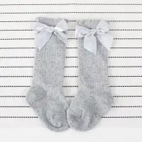 White Bow Baby Leg Warmers Bright White Solid White Baby Leg Warmers