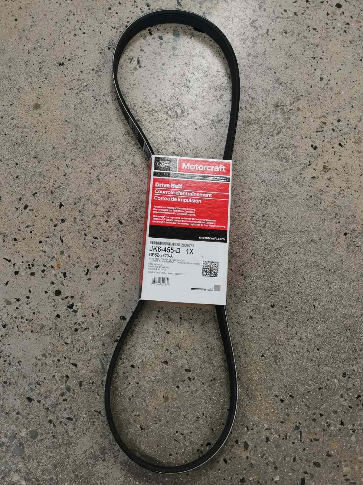 Ford Motorcraft Drive Belt for Ford Explorer 3.5L PN JK6455D Lazada PH