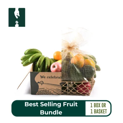 BEST SELLING FRUIT BUNDLE - 1 BOX - Fruit Basket - Fruits, Vegetables, Meat, Seafood Online Home Delivery Handpicked -