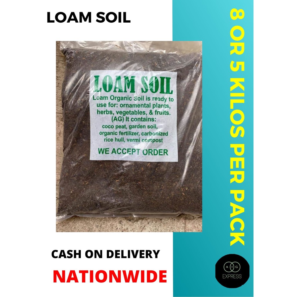 Sell like hot cakes LOAM ORGANIC SOIL 5KGS PER PACK Lazada PH