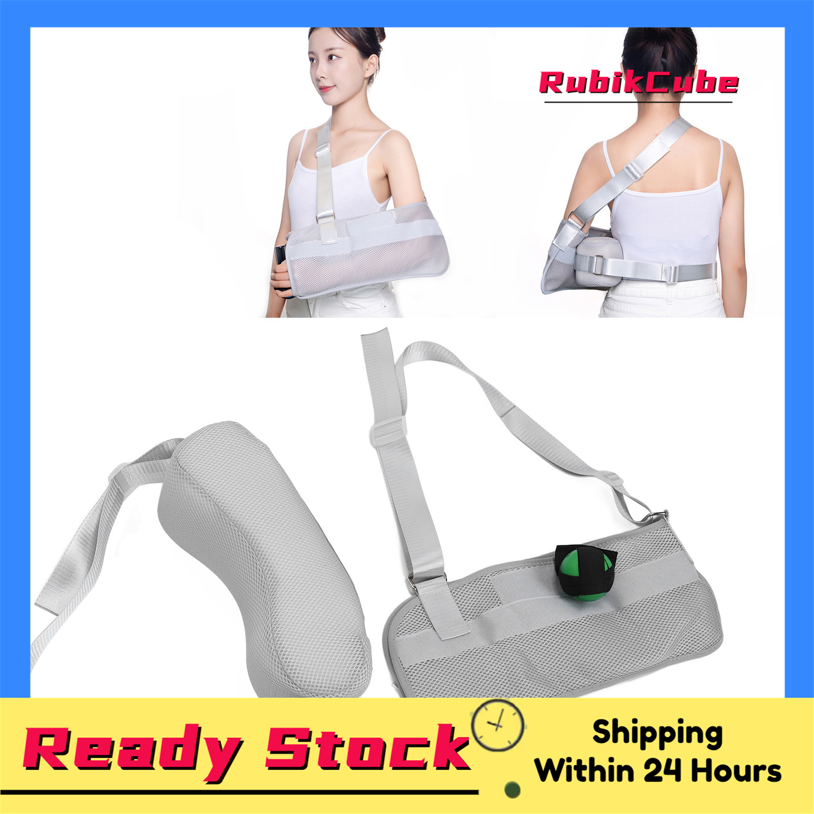 Medical Arm Sling, Shoulder Immobilizer with Abduction Pillow - China  Shoulder Brace, Shoulder Support Sling