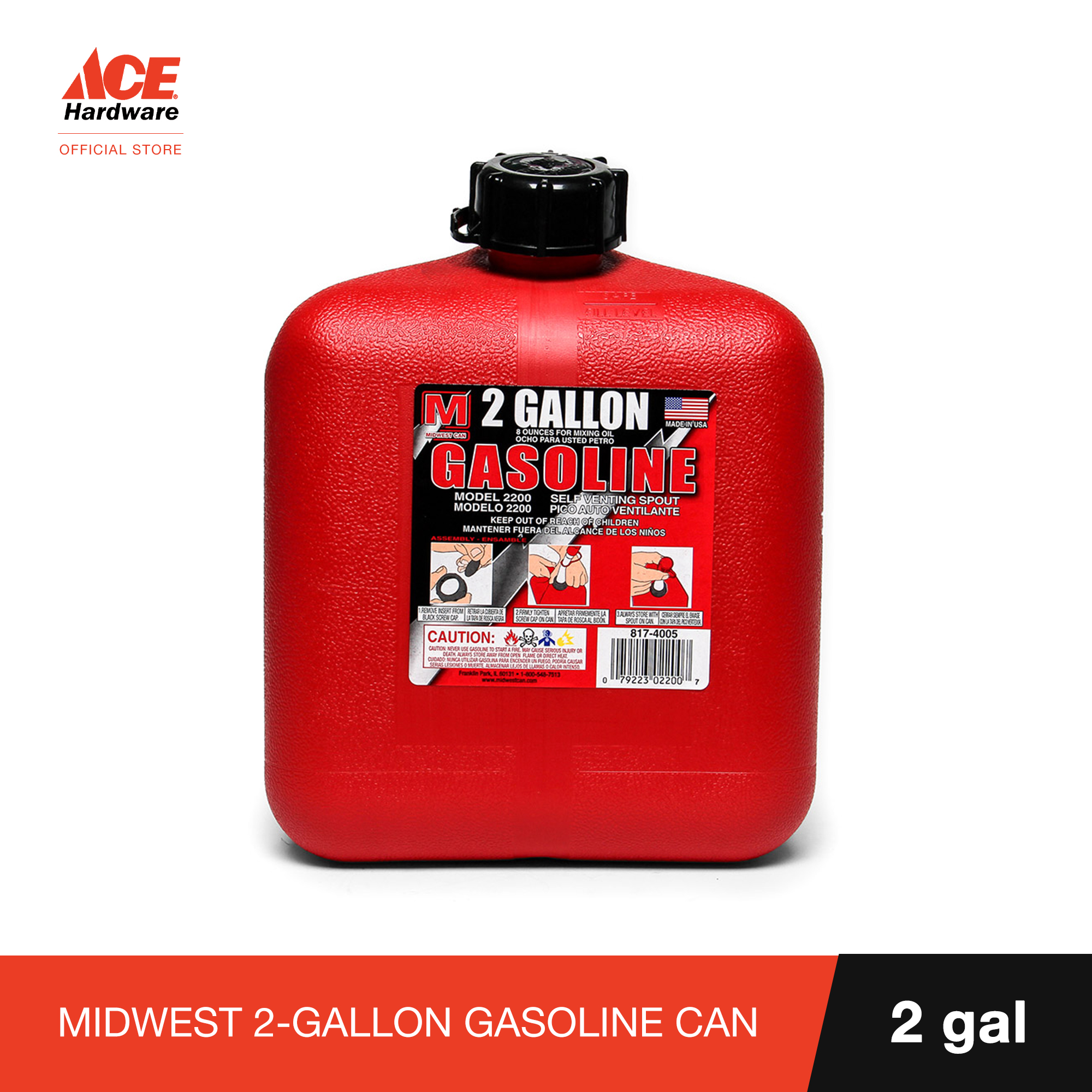 Bidón de Gasolina Midwest Can 2gal - FerrisariatoFerrisariato