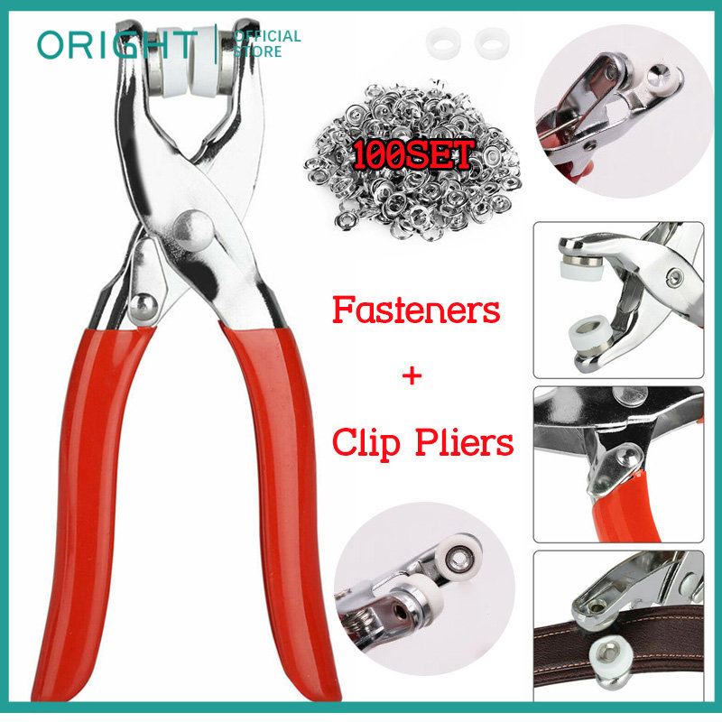 Plastic Snap Buttons Plier, Snap Buttons Sewing & Embroidery Pliers Tool,  Large Metal Button Installer, Fastener & Puncher Pliers, Clothing & Sewing  Fabric Snap Buttons Fastener Tool Kit Machine, Plastic Snaps Button