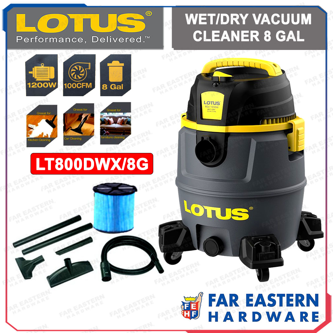LOTUS Vacuum Cleaner Wet/Dry 8 Gallons LT800DWX/8G with Blower LTVAC Lazada PH