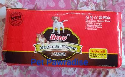 Dono Female Diaper X-Small (18pcs)
