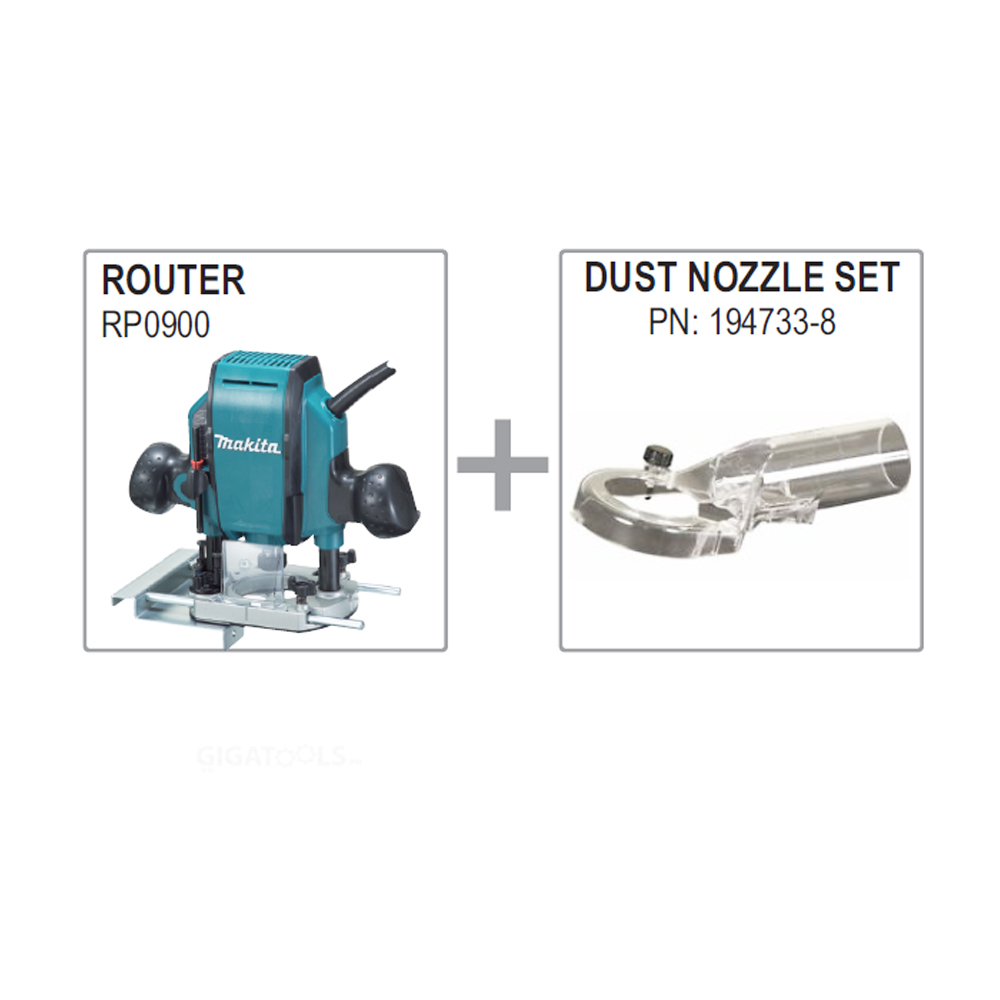 Makita 194733-8 Dust Extracting Nozzle For machines  RP0900 RT0700C GENUINE 