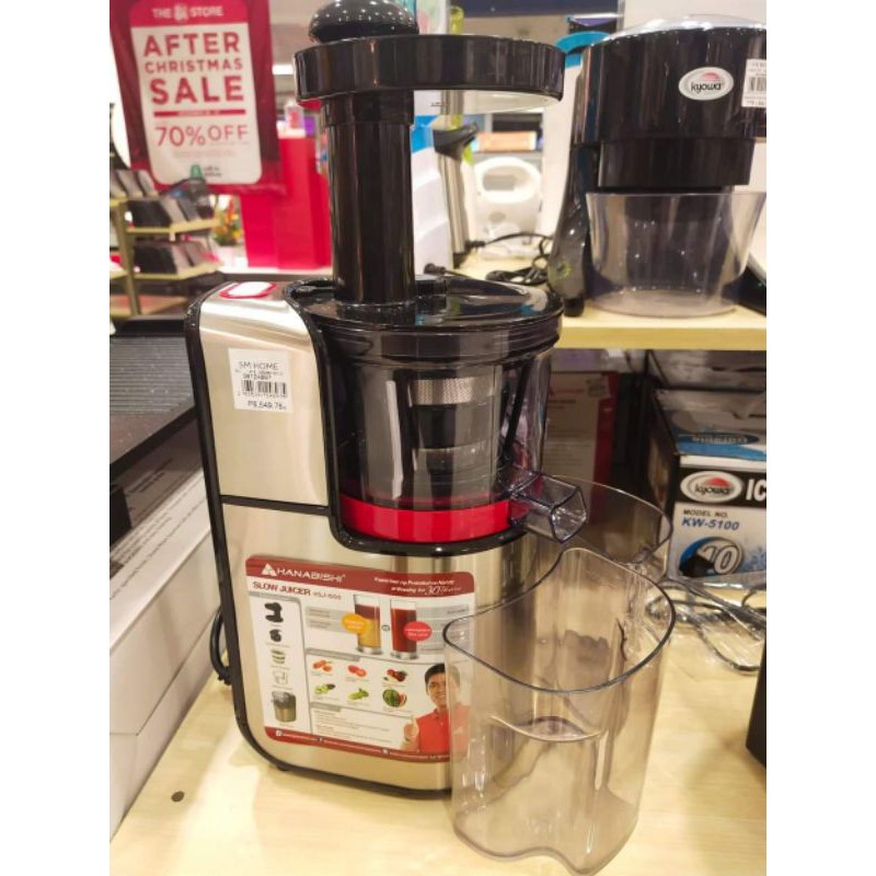 Hanabishi slow juicer HSJ 1500 Lazada PH
