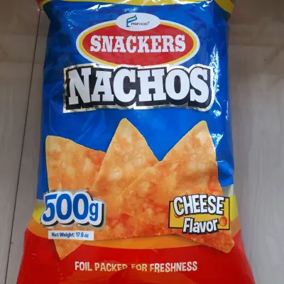 Snackers Nachos 500g cheese flavor