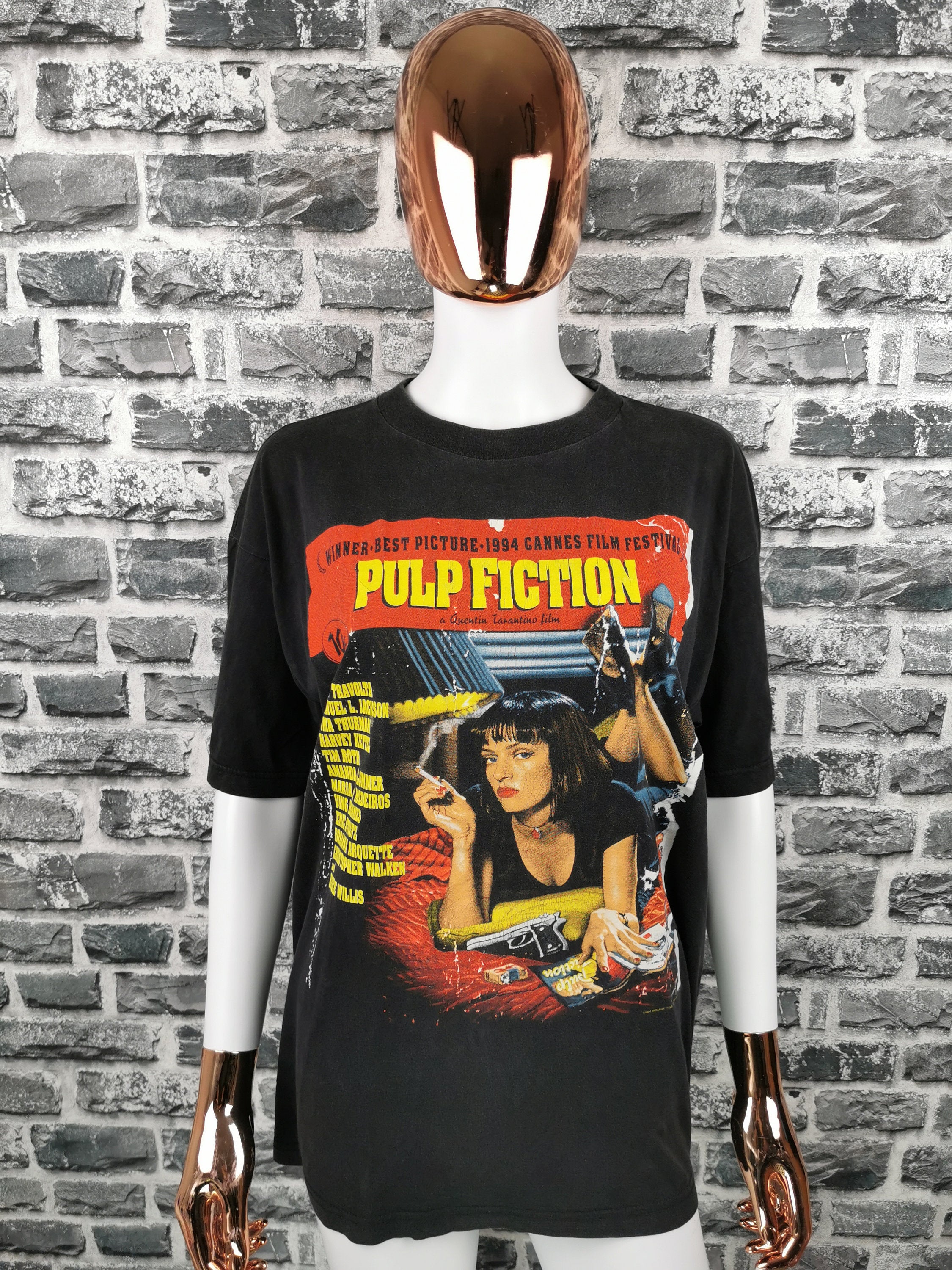 90s pulp fiction tシャツ