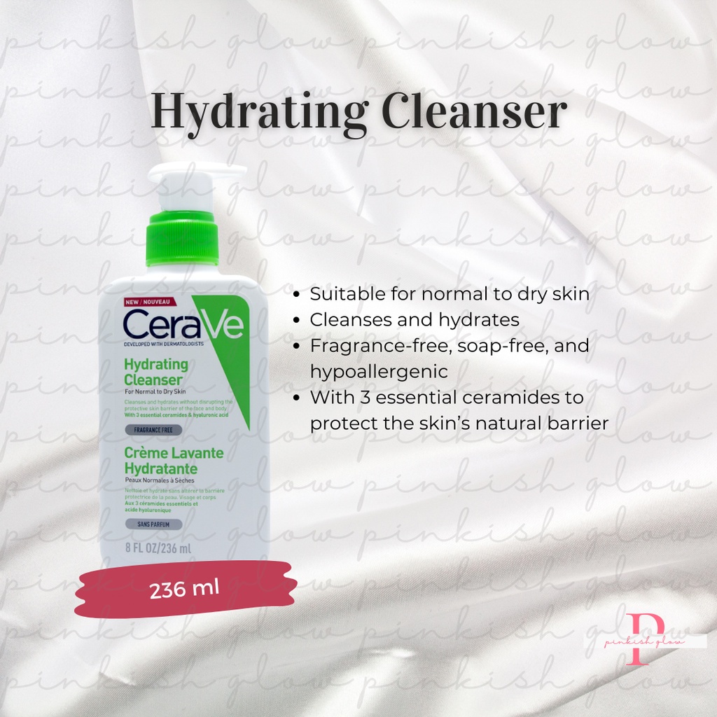 CeraVe Facial SA Cleanser / Hydrating Cleanser / Foaming Cleanser