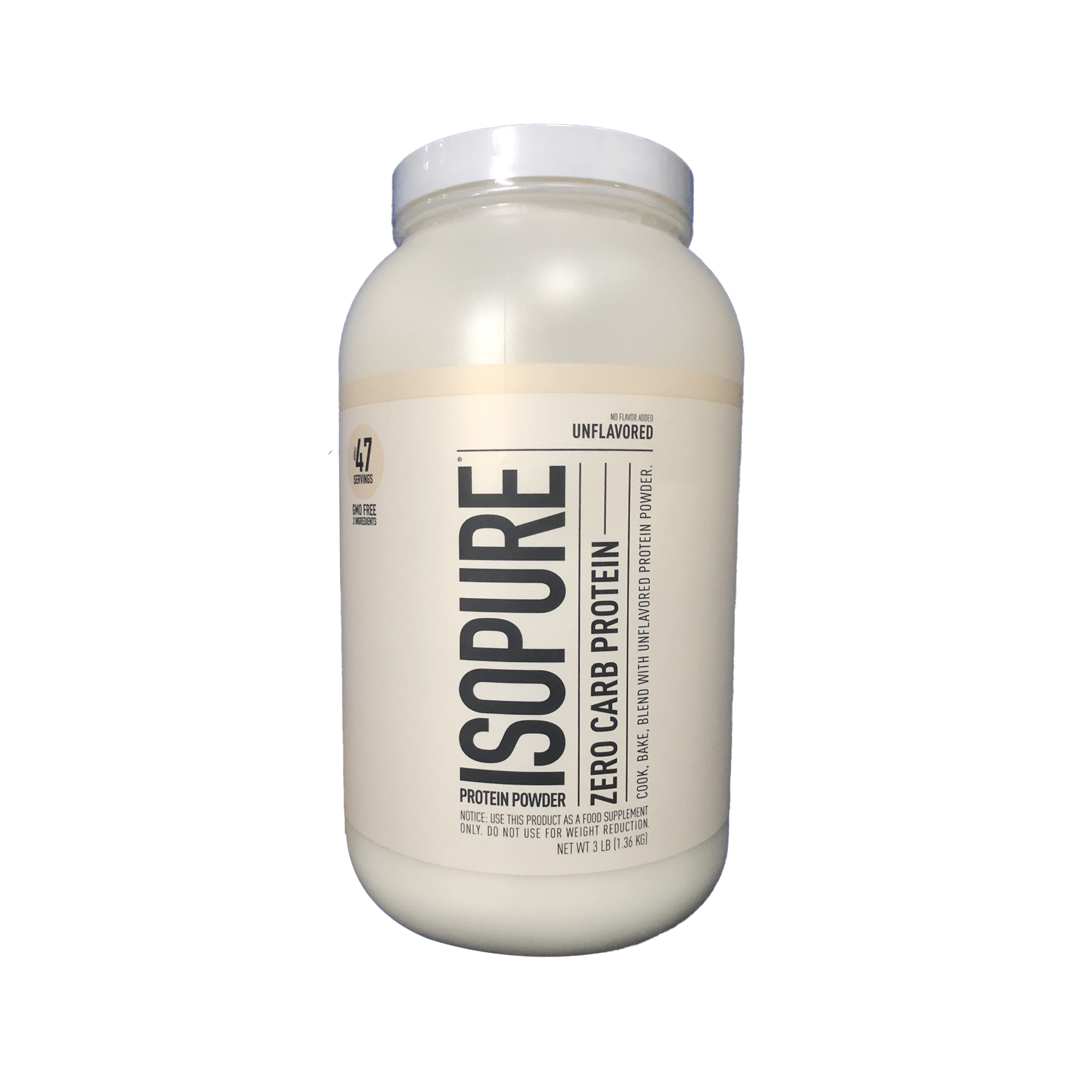 ISOPURE® Whey Protein Isolate Unflavoured (3 lbs) (Best by: June 2024 ...