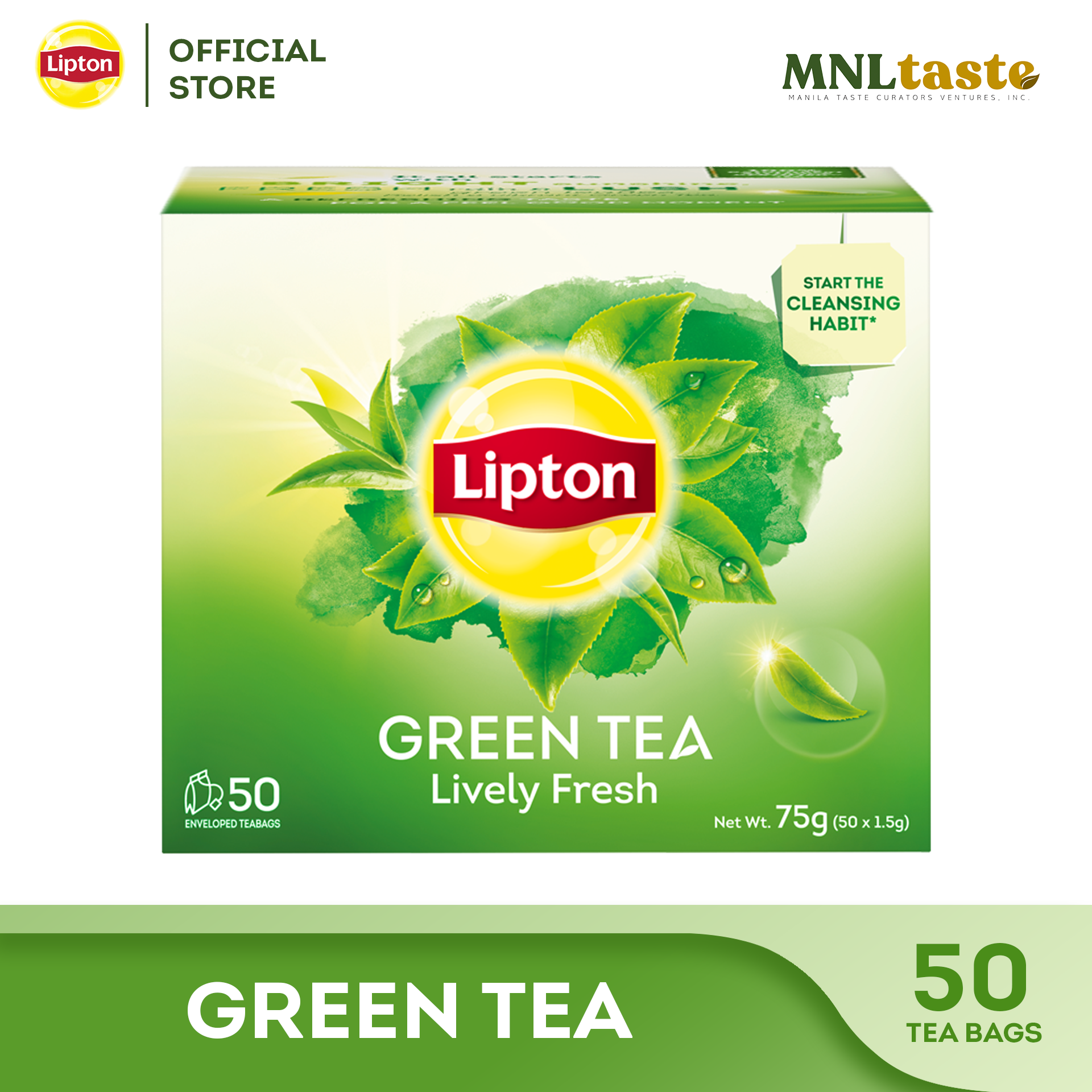 Lipton Green Tea - Raspberry Pomegranate - Premium Pyramid Tea Bags