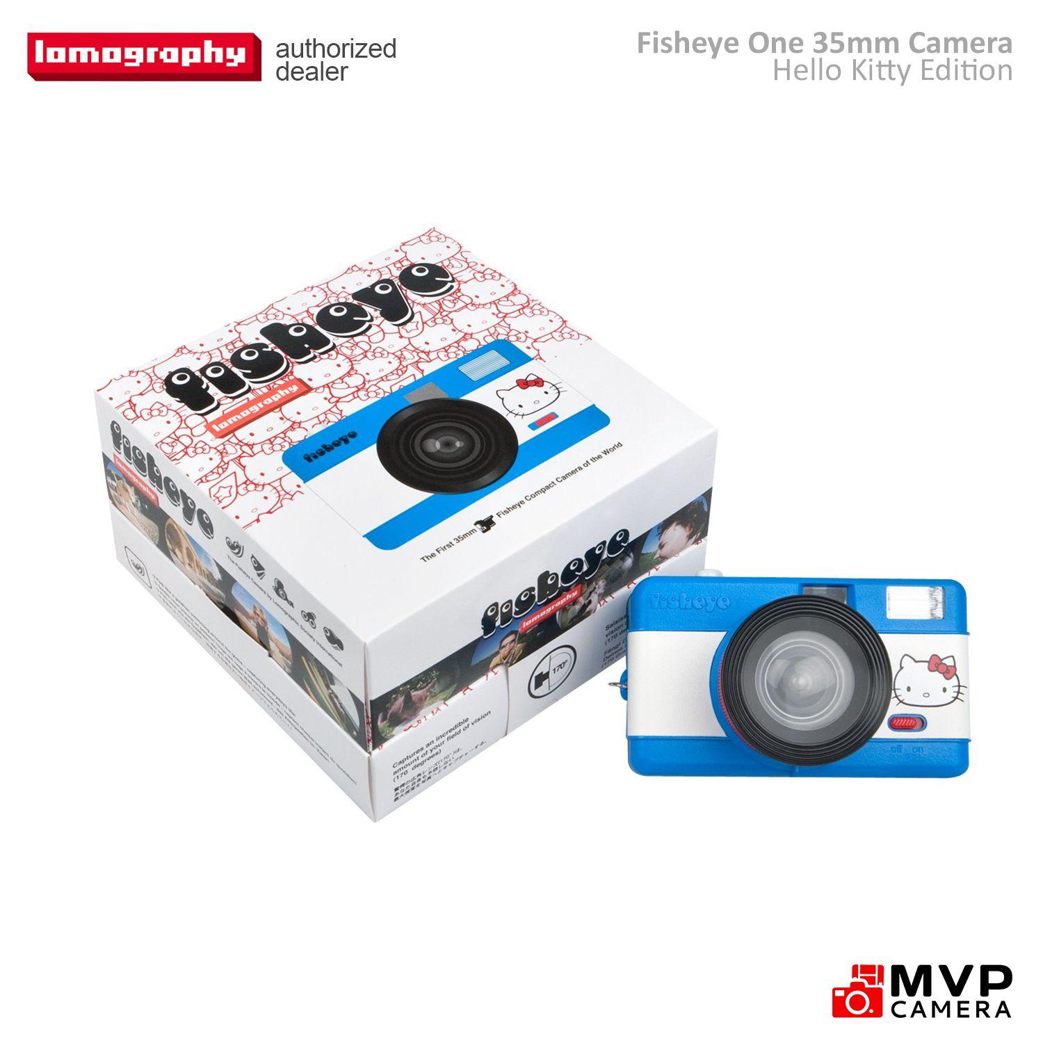 LOMOGRAPHY Fisheye One 35mm Film Camera Hello Kitty Edition MVP