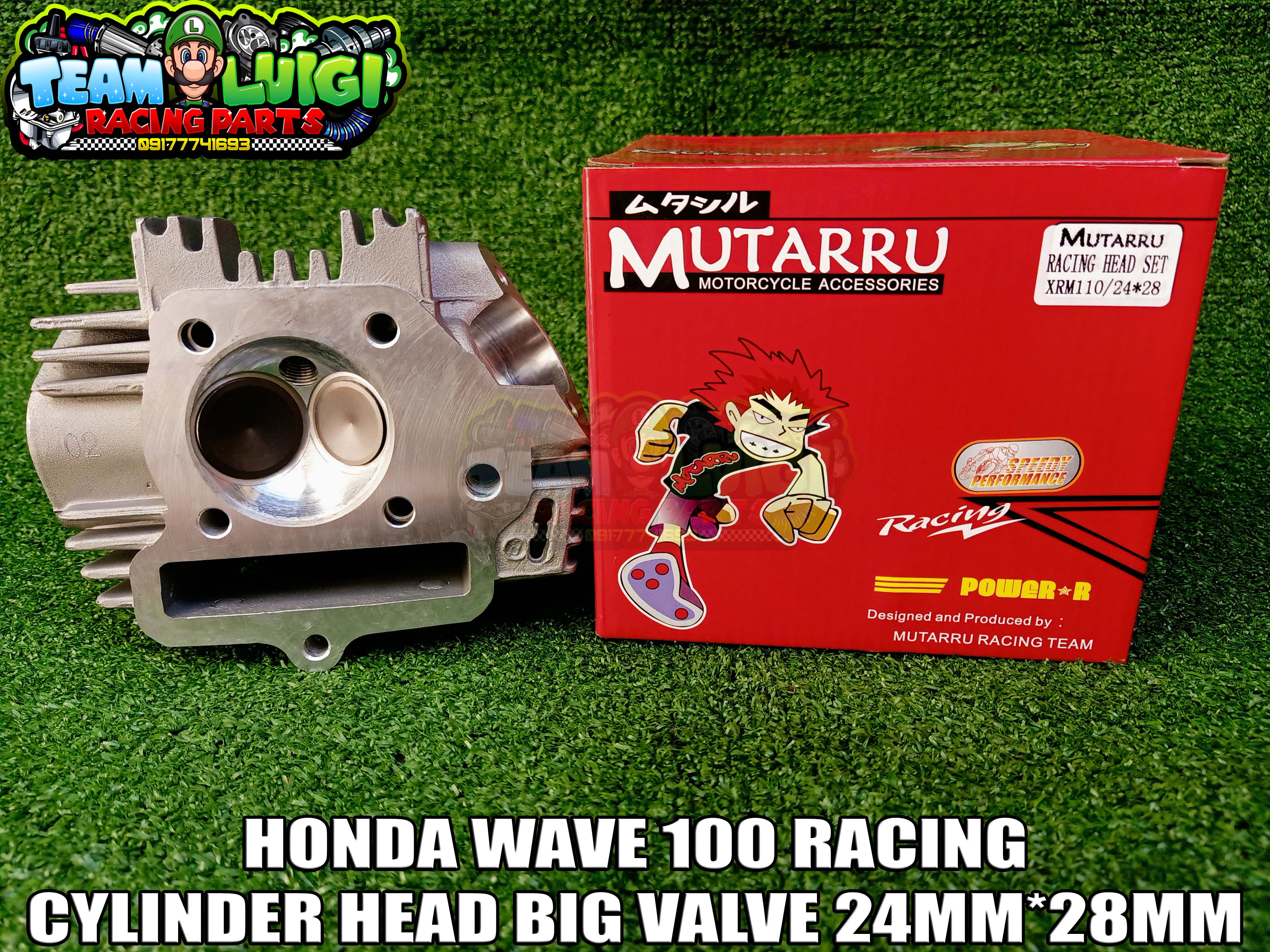 MUTARRU HONDA WAVE 100 CYLINDER HEAD BIG VALVE 24MM*28MM Lazada PH