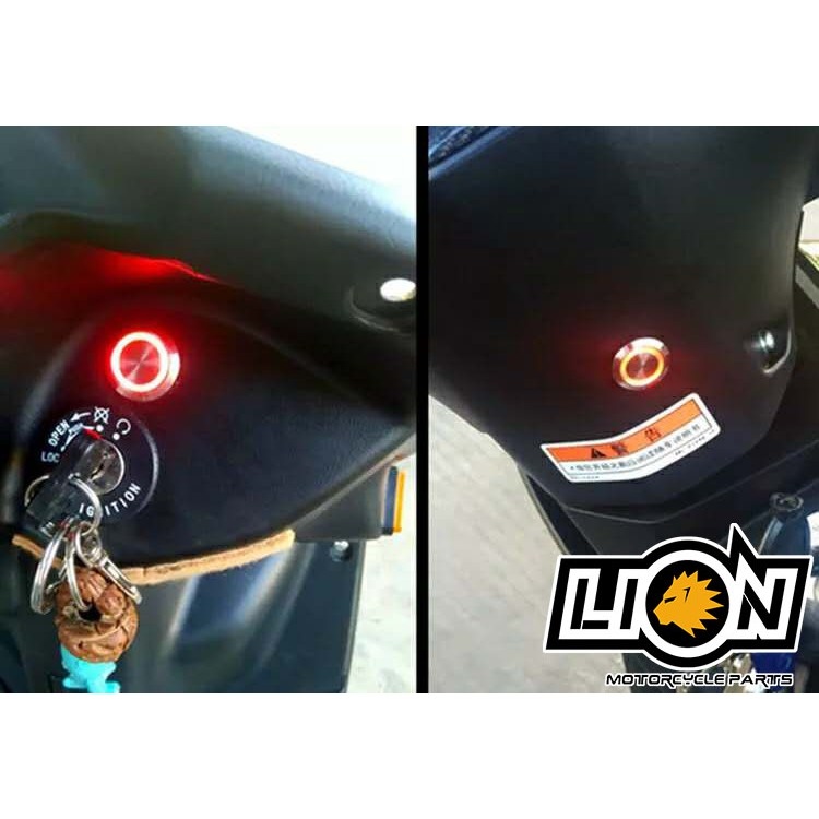 ⊕ LION Motorcycle Halo Angel Eye Light Switch Hazard Switch Lazada PH
