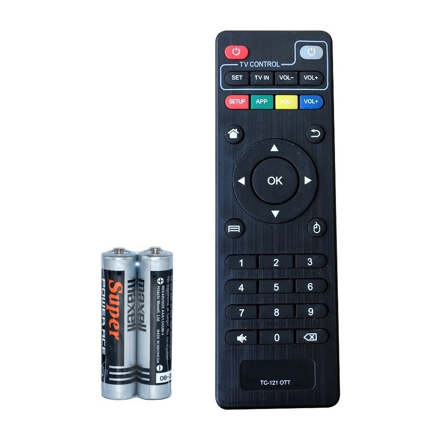 Control remote for Android TV , tctek smart TV (with AAA Maxell battery