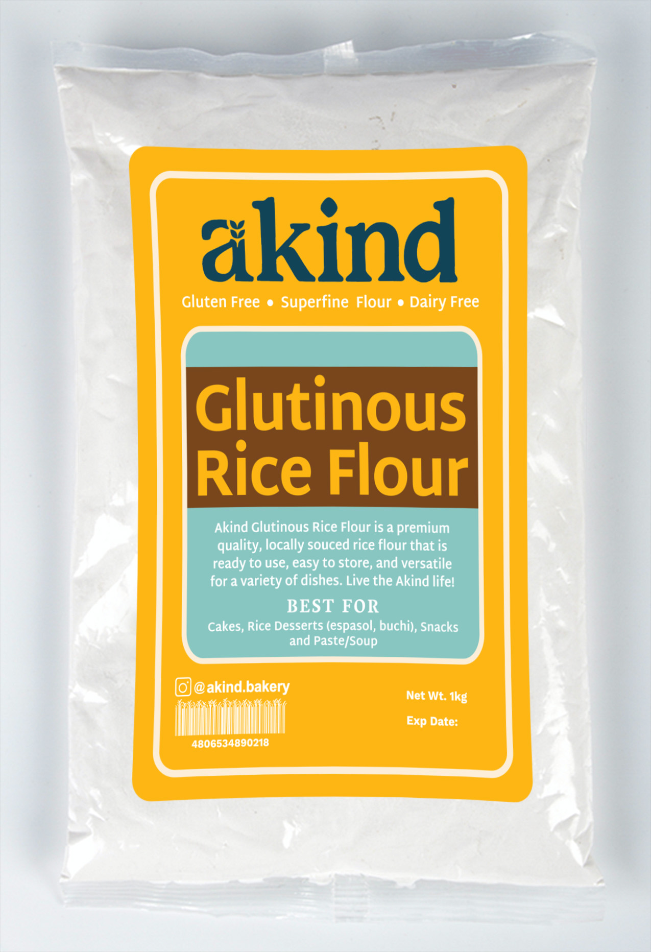 AKIND (Gluten Free) Glutinous Rice Flour 1 KG Lazada PH