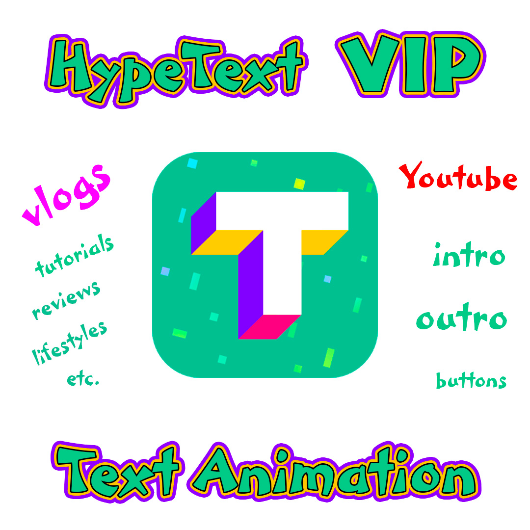 HypeText Animation Maker VIP Unlocked [Android] | Lazada PH
