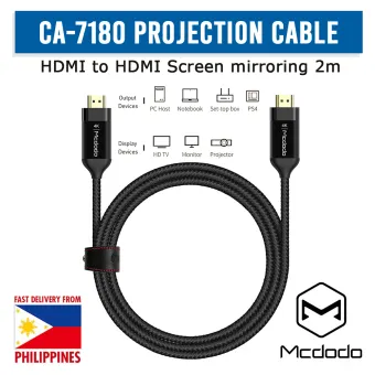 Mcdodo CA-7180 HDMI to HDMI 2.0 Mirror view Screen mirroring ...