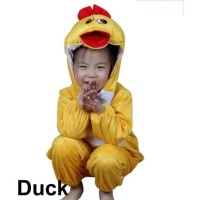 duck onesies animal costume for kids.fit 3yrs to 9yrs old