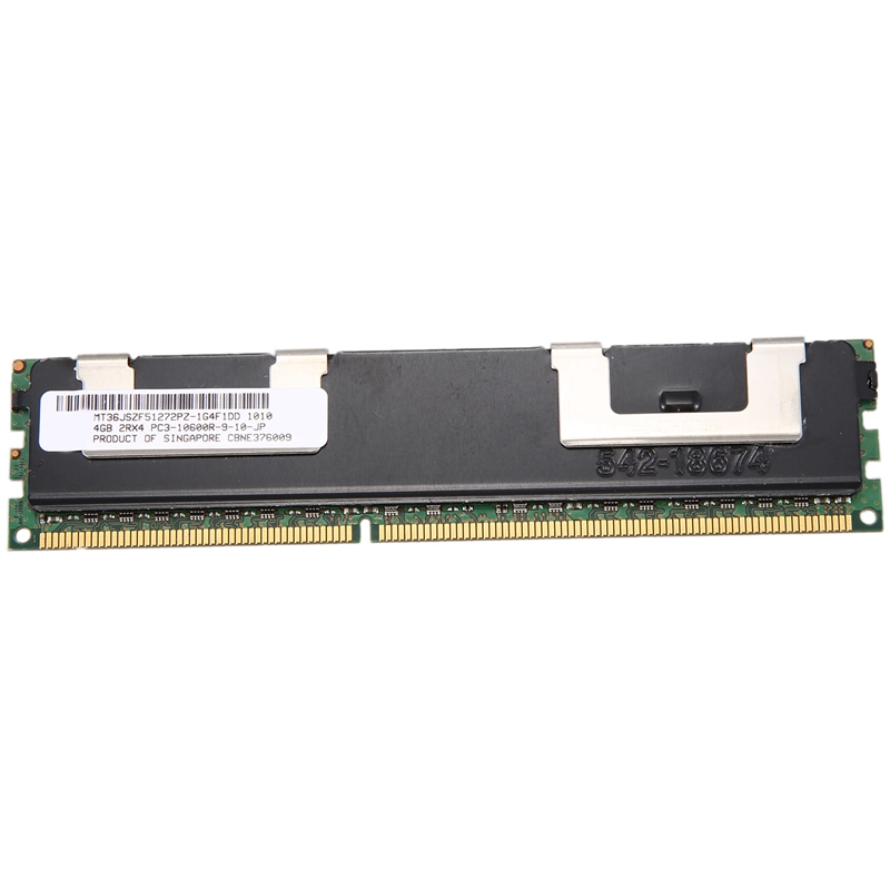 4gb ddr3 memory ram pc3-10600r 1333mhz 2rx4 1.5v ecc 240-pin server ram mt36jszf512772pz