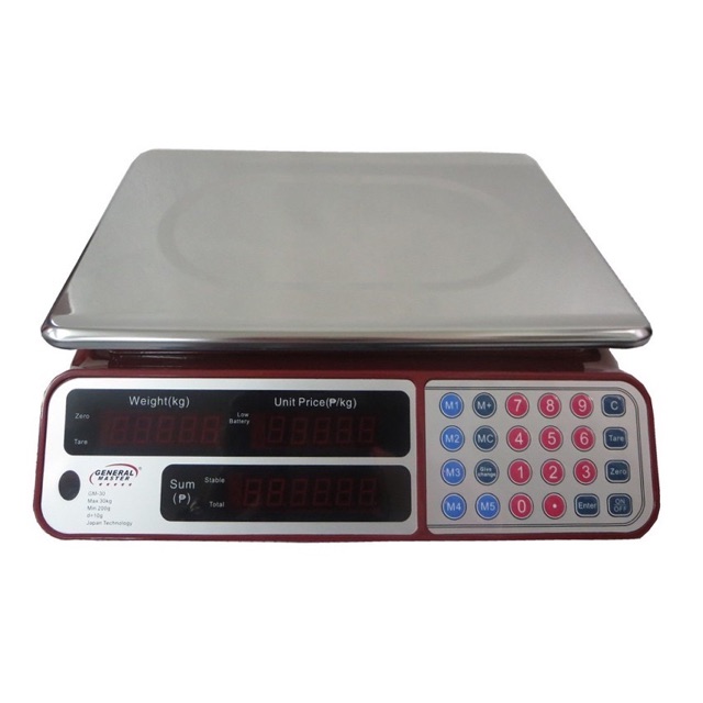 XZ ★General Master GMD-30 Price Computing Scale Digital Scale 30kg ...